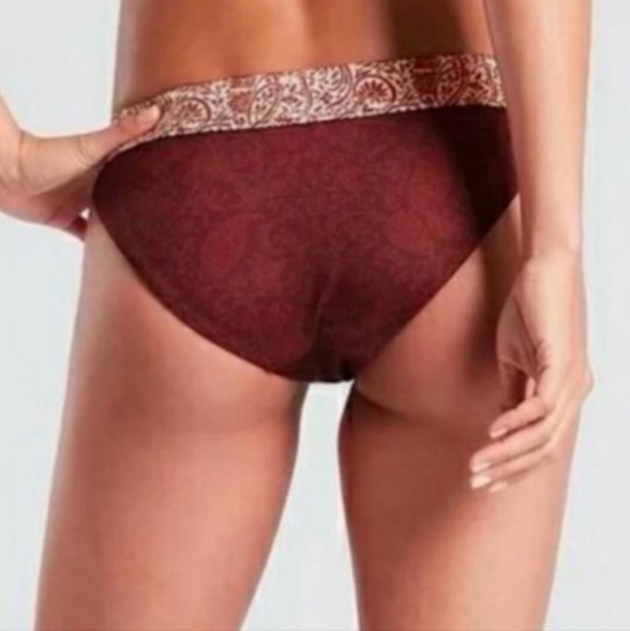Athleta Aqualux Batik Bikini Bottom Size S - Picture 2 of 5